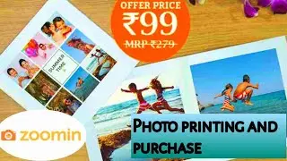 Zoomin App Se Printed Photo Ko Order Karke Ghar Par Kaise Mangaye ? Best Photo Printed App ||