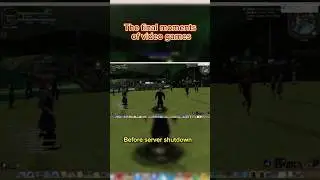 Final moments of Video Game Servers before Shutdown