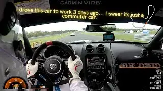 Dodge Viper ACRE Chasing Ferrari 458 Challenge Car!!