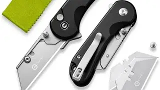 CIVIVI Folding Utility Knife Box Cutter, Elementum Utility Pocket Edc Knife.