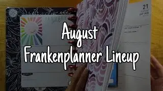 August Planner Lineup | Monthly Frankenplanner Setup | Happy Planner and Tul BIG Size