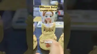 Princess Bella Fondant Figurine #cake #fondantart #fondantfigurine