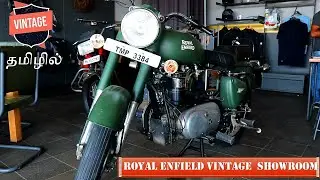 Royal Enfield Vintage Showroom Chennai | Walk around view in Tamil | Cutshots