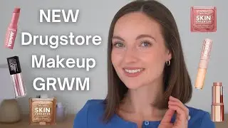 GRWM Using *NEW* Drugstore Makeup! Some New FAVES and a product to AVOID!