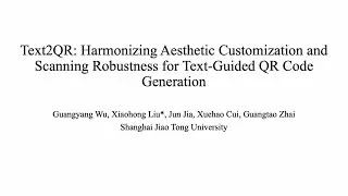 [CVPR2024] Text2QR introducing video.