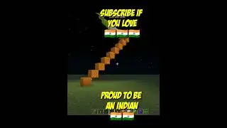 Jai Hind | India Flag In Minecraft 🇮🇳🇮🇳 | Proud to be a Indian | Desh Mere