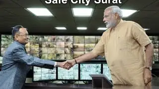 Surat safe city project , network powered by Rk infratel