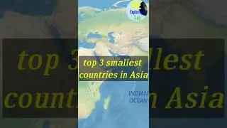 Which are the smallest countries in Asia by area #shorts #facts #trending