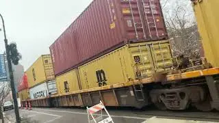 CSXT 462 ac44 lead pass though Lagrange ky after being light out Lagrange 