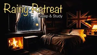 Cozy Logger's Refuge - Storm Outside, Warmth Inside (12 Hours)