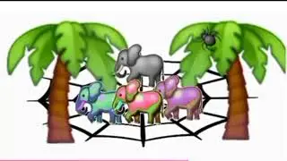 One elephant was swinging all kids song by joe nursery rhymes 