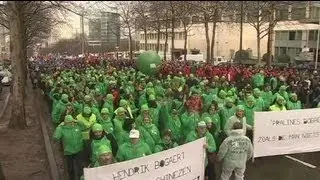 Belgian civil servants strike over natural attrition cuts