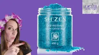 How to use the Destressing Bath Crystals - Sh'zen with Tash