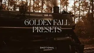 30 Golden Fall Lightroom Presets Desktop & Mobile, Warm, Vibrant Autumn Tones for Nature, Lifestyle