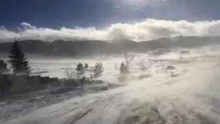 Watch The Wyoming Winter Wind Billow Through Casper