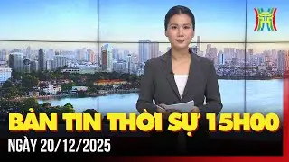 Thời sự Hà Nội 15h ngày 20/12/2025: Cắt giảm, đơn giản hóa thủ tục hành chính dựa trên dữ liệu,..