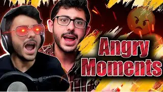 TOP 5 ANGRY MOMENTS of 'CarryisLive'  [ Rage Moments of Carryminati in Pubg mobile]