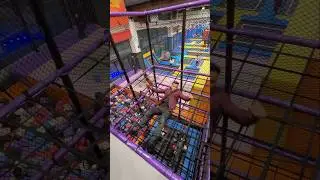 Spider tower drop at jumping kingdom trampoline park noida | Delhi trampoline park in noida