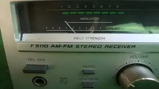 Philips F5110 AM-FM Stereo Receiver Слушаем