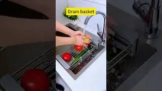 Drain basket #drainbasket #kitchenstorage #draining #hygienic #savingspace #lifetips
