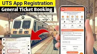 UTS App Registration Kaise Kare | UTS General Ticket Book Kaise Kare | How To Use UTS App ||