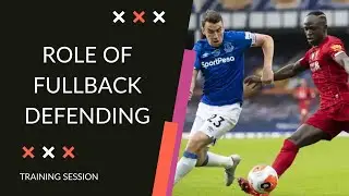 Soccer TACTICS - How to Use Fullbacks When Defending