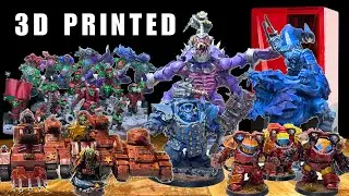 3D-печать моей миниатюрной витрины WAAAAGHH! Ork #ORKTOBER