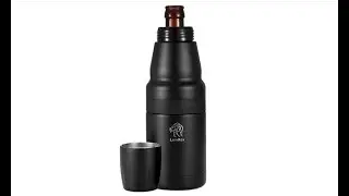 LionRox Beer botter Insulator Vacuum Insulated Double Walled Beer Bottle and Can Cooler Keeper