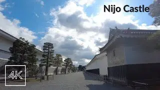 【4K】Walking in Nijo Castle, Kyoto City