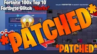 *Patched* Easy 100x Top 10 in Fortnite Fortbyte Glitch 😱
