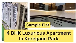 4 & 4.5 BHK Luxurious Apartment In Koregaon Park | Sample Flat Tour |9881260984
