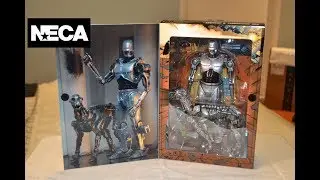 Neca ROBOCOP vs TERMINATOR FIGURE SET! ENDOCOP & TERMINATOR DOG! unboxing & review