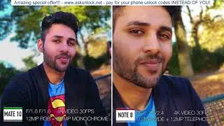 Huawei Mate 10 Pro vs Samsung Galaxy Note 8 Camera Test Comparison
