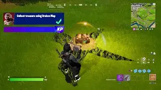 Fortnite - Collect Treasure Using Drakes Map (Week 12 Challenges)