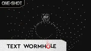 Text Wormhole - Alphabet Based Bullet Hell - One Shot - Let's Play Text Wormhole