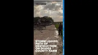 Dodge County farm storm damage