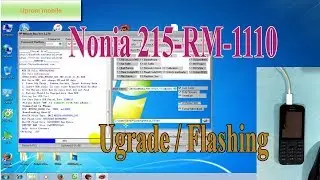 Flashing repair firmware Nokia 215 Rm 1110 by Miracle box.
