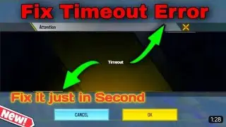 Call of duty mobile time out problem fix