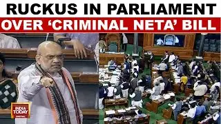 Ruckus Erupts In Parliament Over 'Anti-Constitution' Bills On J&K, Union Territories | India Today