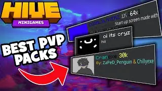 TOP 3 HIVE PVP TEXTURE PACKS BEST FOR - Treasure Wars, Skywars, SG| Minecraft Bedrock Edition