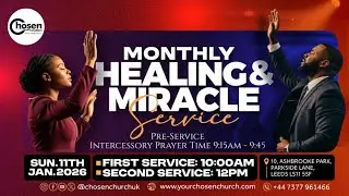 Healing and Miracle service // 2nd service / Sun 11. Jan. 2025