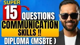 Super 15 Questions | Communication Skills | Diploma MSBTE | Pradeep Giri Sir