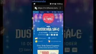 big super flash sale RS:1 Rupee honour mobile phone only