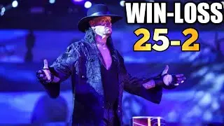 THE UNDERTAKER WRESTLEMANIA WIN-LOSS
