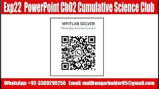 Exp22 PowerPoint Ch02 Cumulative Science Club