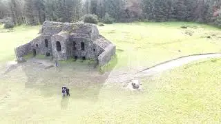 Drone footage of the hellfire club