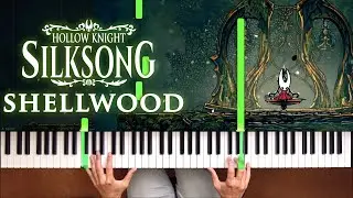 Hollow Knight: Silksong - Shellwood Piano Arrangement [Tutorial, Sheet music, Synthesia, How To Play