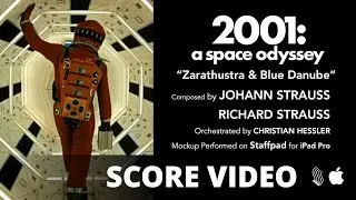 2001: A SPACE ODYSSEY: Zarathustra and Blue Danube Waltz Score Mockup on Staffpad (STRAUSS)