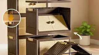 Organizers,17 1x10 8x41 5 Inch Stackable Plastic Bins for Bedroom,Closet & Storage room