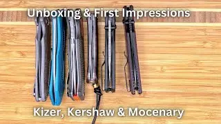Unboxing & First Impressions: Kizer, Kershaw & Mocenary knives